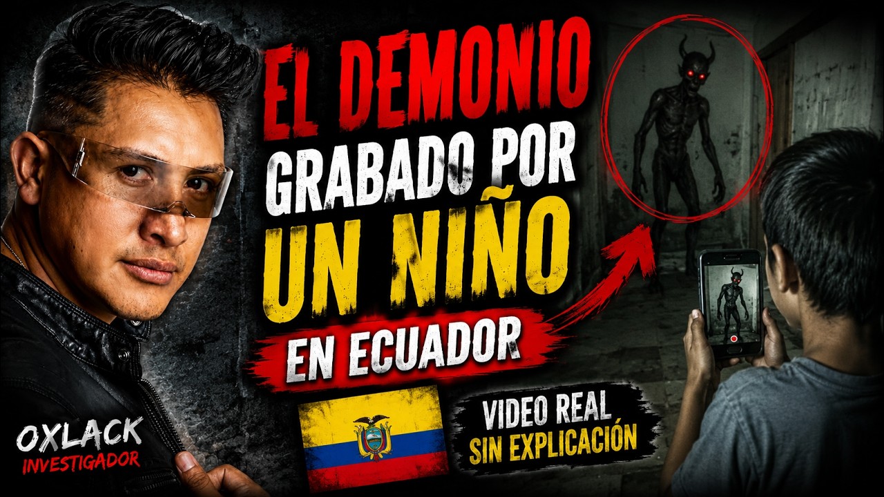 Niño Graba una Extraña Entidad Demoníaca en Ecuador