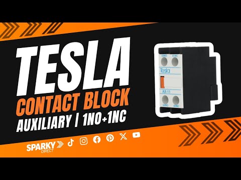 Tesla AX11 | Auxiliary Contact Block 1NO+1NC