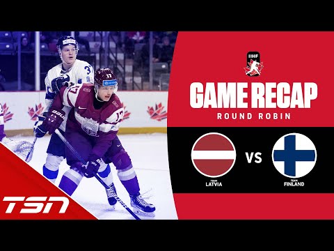 Latvia vs. Finland - 2023 World Juniors Highlights