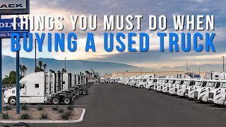 Things You MUST DO When Buying a Used Truck