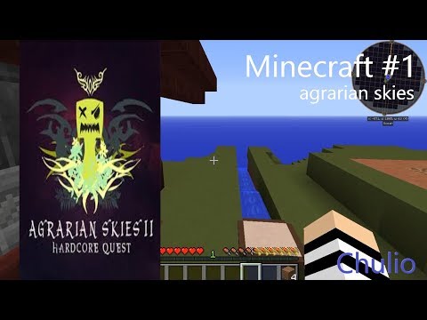 minecraft modovaný skyblock #1 (agrarian skies II)