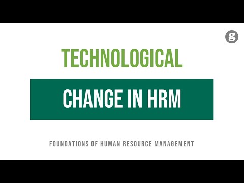 Technological Change in HRM