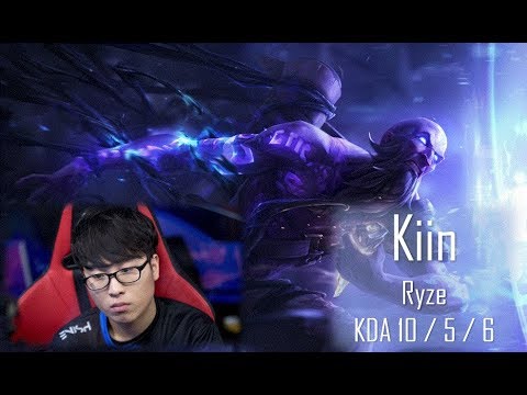 AFS Kiin - Ryze Top Lane : Ryze Highlights (vs Theshy ; with Kuro,Crush)