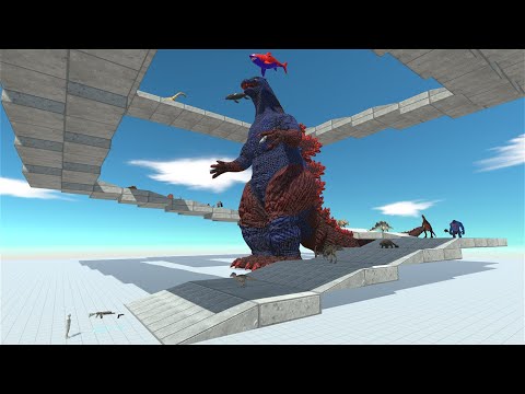 DEATH CLIMB AROUND SPIDER GODZILLA FPS PERSPECTIVE - Animal Revolt Battle Simulator