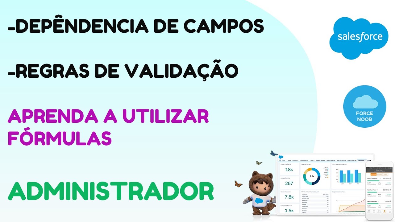 Papeis: Administrador Salesforce - Criando dependência de campos, regras de validação e Fórmulas