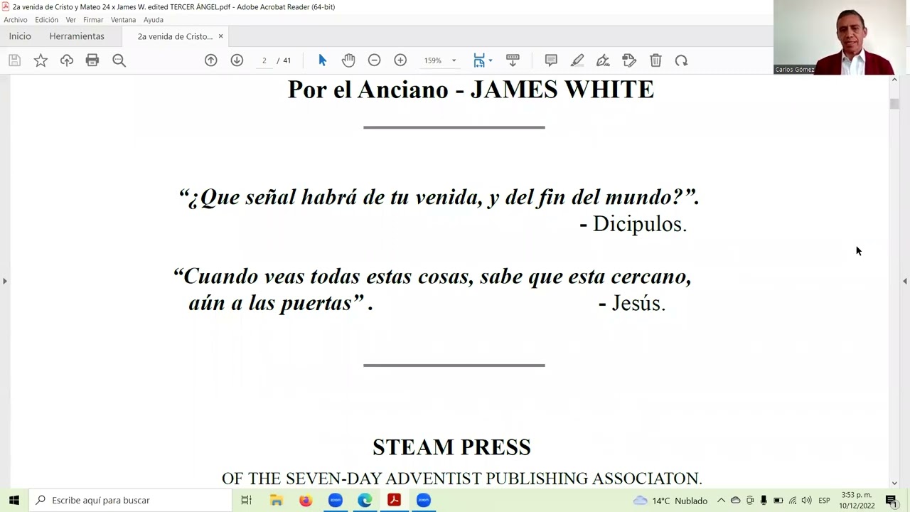EL DISCURSO PROFETICO DE JESUS. PARTE 2