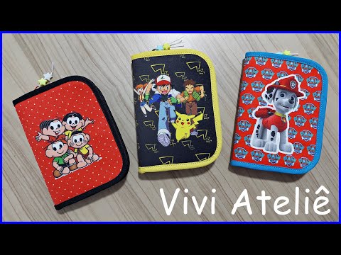 Carteira Infantil | Costure e Venda | Passo a Passo | Vivi Ateliê