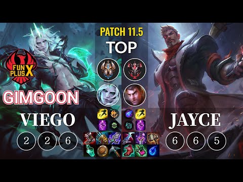 FPX GimGoon Viego vs Jayce Top - KR Patch 11.5