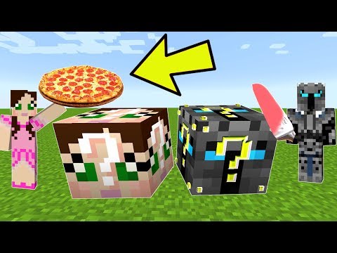 Minecraft: POPULARMMOS VS GAMINGWITHJEN LUCKY BLOCK CHALLENGE! - Modded Mini-Game