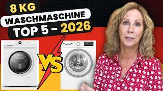 Top 5 Waschmaschinen mit 8 kg im Test | Die besten Modelle 2025 im Vergleich!