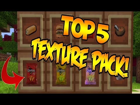 A Doritos chips bag ! | Top 5 best texture pack for Minecraft PE and pc