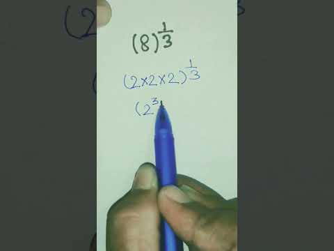 8 ki power 1 by 3🔥🔥 | Maths Tricks | power tricls #shorts #ytshorts #tricks #viralvideo #shortvideo