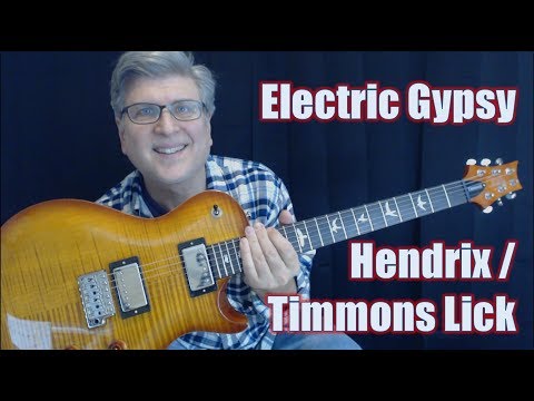 Electric Gypsy - Hendrix Inspired Andy Timmons Lick (Guitar Lesson with TAB)