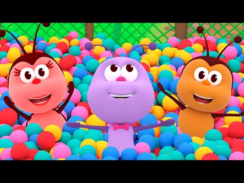 Na Piscina de Bolinhas 🪅 BICHIKIDS em Português 🐞 MIX 🌈 PARA CRIANÇAS
