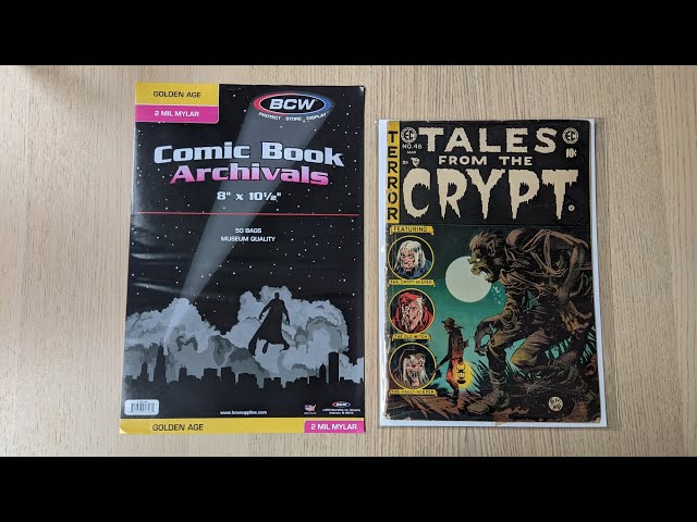 Vídeo relacionado con BCW Protectores translúcidos para losas de cómics, se adapta a modernas losas CGC, funda duradera de TPE para cómics, antiarañazos, protector de impacto para exhibición de cómics, 3 parachoques por