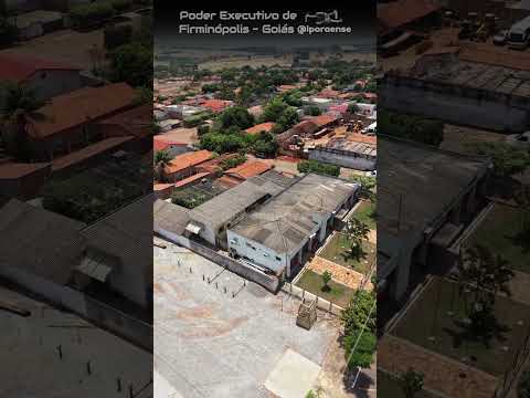 FIRMINÓPOLIS GOIÁS, PROJETO VISÃO AÉREA - PRÉDIO DO PODER EXECUTIVO.