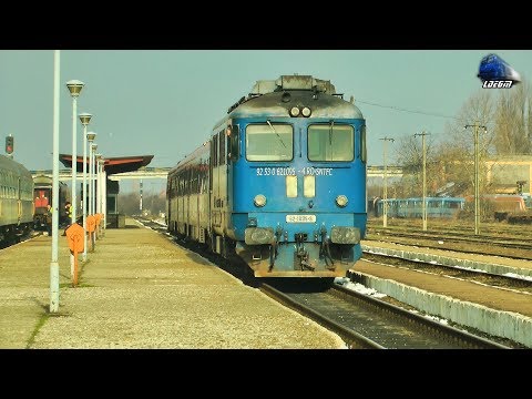 060-DA1 62-1095-4 & R4084 Satu Mare-Jibou Pleaca din/Leaving Gara Satu Mare Station 11 February 2018