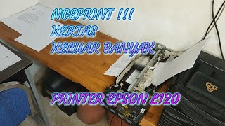 ngeprint !! kertas keluar banyak atau saat print kertas masuk semua dan error.