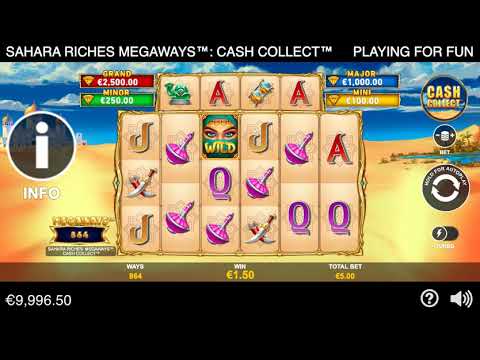 Sahara Riches Megaways Cash Collect – Video Gameplay