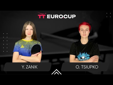 11:35 Yulianna Zanik - Oleksandra Tsiupko 02.07.2024 TT Euro.Cup Women Ukraine Star. TABLE 3