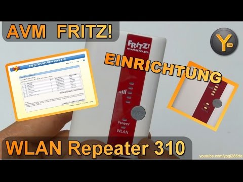 Einrichtung & Konfiguration: AVM FRITZ! WLAN Repeater 310 / WiFi Verstärker 802.11b/g/n WPA2