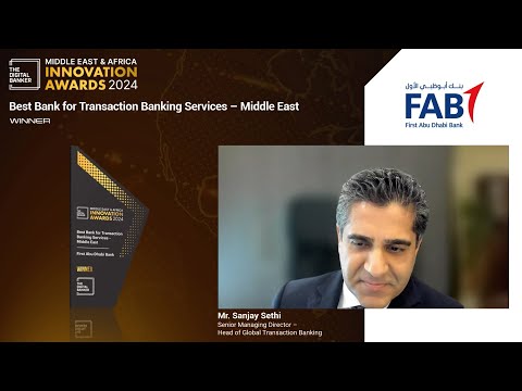 MEA24 Best Bank for Transaction Banking Services – Middle East