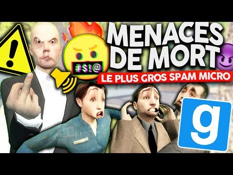 UN STAFF TEAMFRENCH ME MENACE DE MORT ! SPAM MICRO LA RADIO DES FLICS ! OMG ! - GMOD DARKRP