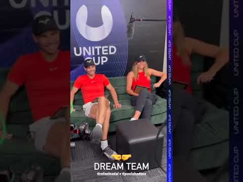 Rafael Nadal & Paula Badosa are the Dream Team at United Cup in Sydney Australia