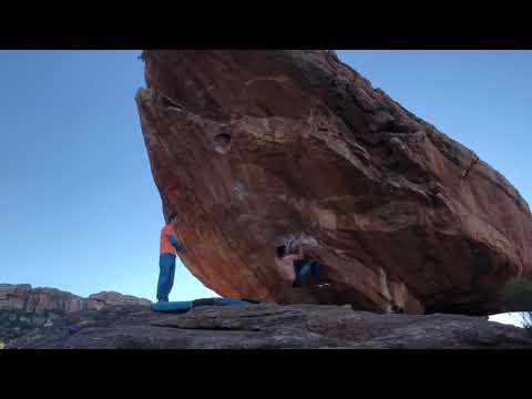 Shosholoza, 8a+. Rocklands