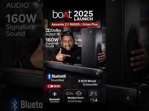 Thumbnail for Boat Aavante 2.1 1600D / Orion Plus, Dolby Audio Soundbar | Quick Review Audio Test | 160W #soundbar
