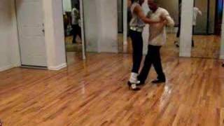 Ernest Williams and Maricela Wilson Practicing Milonga