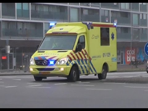 A1, C Miesen Ambulance 01-129 Groningen Stad naar onbekende melding