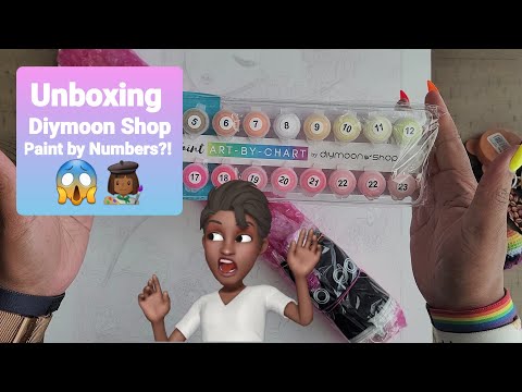Unboxing DIYMoon Shop *Paint by Numbers?!*