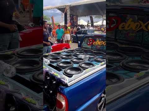 SOM AUTOMOTIVO NA SAVEIRO TOCANDO MUITO NO GRAVE!