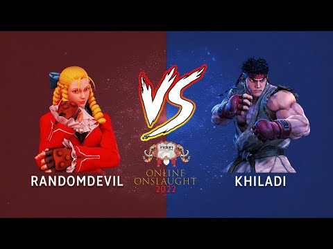 Online Onslaught 2022 - Season 3 SFV: CE Aman (RandomDevil) vs Satyendra (Khiladi) FT10
