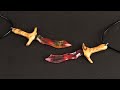 How To Make A Sword Shaped Necklace Using Wood And Resin Resin Art