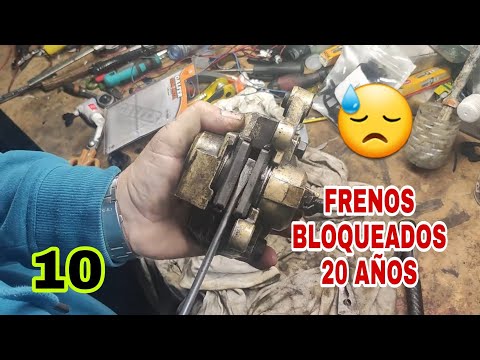 10💚LIBERAR FRENOS AGARRADOS 20 Años Y PURGAR Proyecto restauración Kawasaki ZXR 750 H1