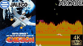 Exerion Arcade ( Jaleco 1983 ) 4k Gameplay
