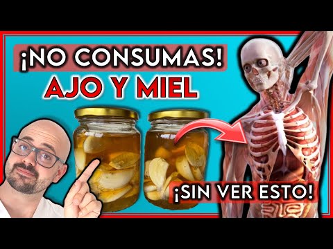 ¡ESTO es MIL VECES más BENEFICIOSO que el AJO CRUDO! || ¡AJO Y MIEL en AYUNAS!