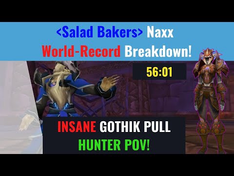 Salad Bakers World #1 Naxx Speedrun Breakdown! (Hunter Gothik Pull & More)