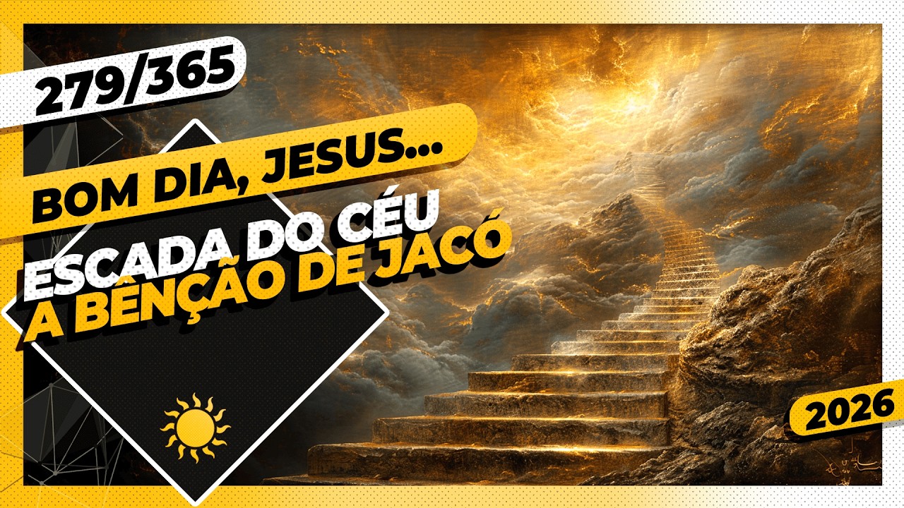 ESCADA DO CÉU: A BÊNÇÃO DE JACÓ - Bom dia, Jesus! 279/365 (2026)