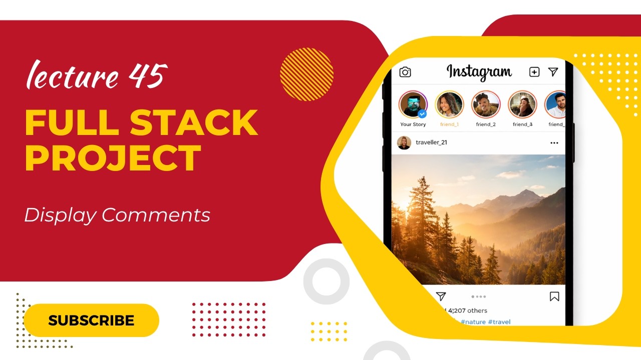 Instagram Clone Tutorial | Display Comments 💬 | React + Firebase | Lecture 45