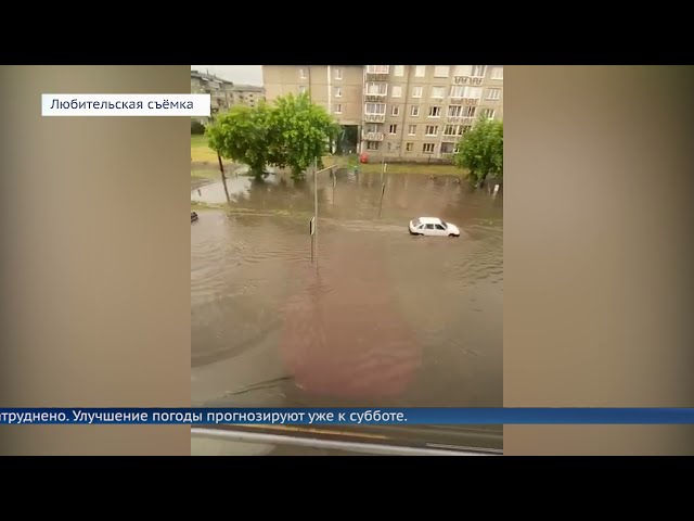 В Приангарье прошли ливни с грозами