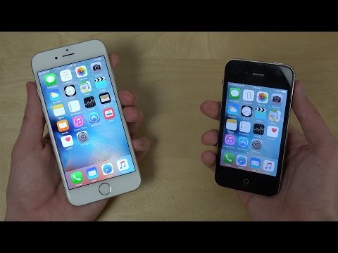 iPhone 6 iOS 9 Beta 5 vs. iPhone 4S iOS 9 Beta 5 - Speed Test!