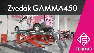 Nůžkový zvedák pro geometrii GAMMA450/WT46E na podlahu