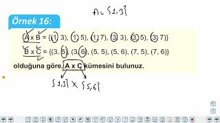 Eğitim Vadisi TYT Matematik 37.Föy Kümeler (Kartezyen Çarpım) Konu Anlatım Videoları