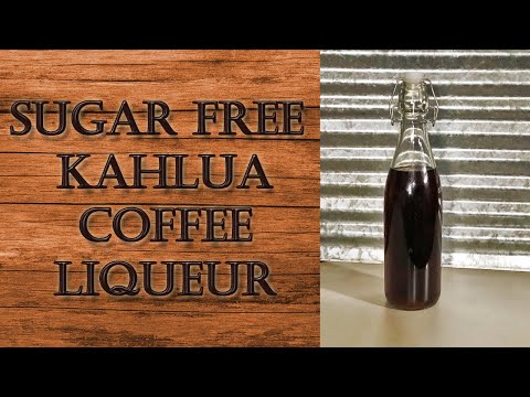 How To Make  Super Easy Sugar Free Kahlua Coffee Liqueur☕