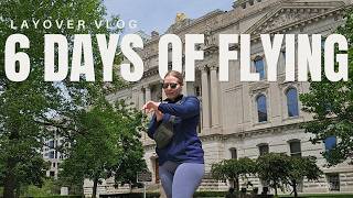 6 Days of Reserve Flying || Schedule Changes, Indianapolis Layover, and Whole Foods Haul
