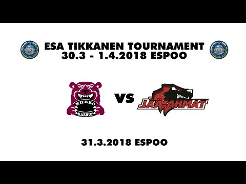 Esa Tikkanen Tournament, D2:  Kiekko-Karhut vs. Jääahmat