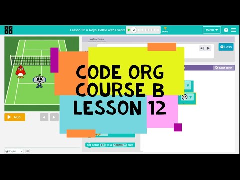 Code.org Course B Lesson 12 A Royal Battle with Events - Code.org Lesson 12 Answers